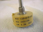 New Spectrol Vishay Rotary Potentiometer 138-0-0-202 2k Ohm, Continuous Rotation. Fixed Price $25.00.