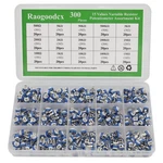 300pcs 15 Value 100 Ohm- 2m Ohm Trim Pots Variable Resistor 6mm Potentiometer.... Fixed Price $26.69.