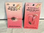 Vintage Radio Shack Archer Phone Jacks Lot (2) Miniature (1) Subminiature Nos. Fixed Price $12.00.