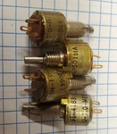 (4 Pc) Allen Bradley Miniature Type G Lock Pot .1m 1m 500 R Mini Potentiometer. Fixed Price $21.47.