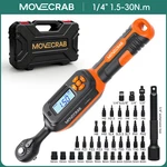 Movecrab Digital Torque Wrench 1.5-340nm Preset Led Buzzer Alert 2% Accuracy. Fixed Price $141.66.