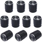 10pcs Potentiometer Knobrotary Knobblack Metal 6 Mm Knurled Shaft Insert Dia.rot. Fixed Price $14.51.