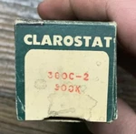 Clarostat 380c-2 500k-s Locking Potentiometer New In Box. Fixed Price $10.00.