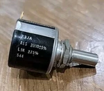Clarostat 73ja 200 Rotary Potentiometer, Wirewound, Ohm, 10 Turns, Linear. Fixed Price $18.50.