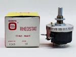 Ohmite 0149 Rheostat 50 Ohm 25w Model H Wirewound Nos Usa Control. Fixed Price $35.10.