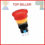Uxcell 16mm Mounting Hole Latching Emergency Stop Push Button Switch No Nc Red. Fixed Price $13.53.