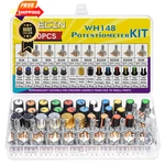 Allecin Wh148 Potentiometer Kit 1k 2k 5k 10k 20k 50k 100k 250k 500k 1mk Ohm.... Fixed Price $23.99.