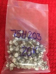 75h203 20k Spectrol 1-4" Round Cermet Potentiometer Single Turn 20 Pcs. Fixed Price $7.50.