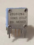 Honeywell Clarostat Potentiometer New Nos 10k 10,000 Ohms C0101261 Np. Fixed Price $17.18.