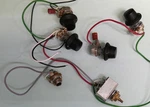 Ibanez Harness 2 Tone Volume Pots Dime Size, Switch, Knobs & Jack Off Amh90. Fixed Price $39.99.