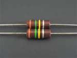 (2) 1w 10% Carbon Comp Resistors, Ohmite, Allen Bradley Vintage, Nos Og Series. Fixed Price $1.95.