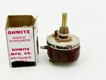 New Ohmite Res1k0 Rheostat Potentiometer Wire Wound 12.5w 10%. Fixed Price $49.95.