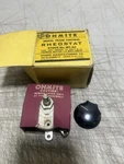 Vintage Ohmite Mt-40 1.5 Amp 12 Volt Dc Power Rheostat Ho Train Speed Control. Fixed Price $50.00.