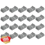 Uxcell 20pc Gray White Plastic Push Knob 4mm Shaft. Fixed Price $20.00.