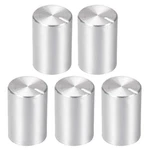 Uxcell 5pcs Potentiometer Knob Knurled Shaft Silver 10mmx15mm, Tone. Fixed Price $11.97.