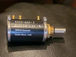 Bourns '3500s' 10-turn, 30k Ohm, Precision Potentiometer, Unused. Fixed Price $75.00.