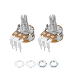 Uxcell Wh148 Potentiometer With Switch 10k Ohm Variable Resistors 10k-2pcs. Fixed Price $15.99.