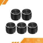 5 X Potentiometer Knob Knurled Shaft Black 6mm Rotary 17x13mm. Fixed Price $13.22.