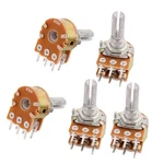 Uxcell 5 Pcs B50k 50k Ohm 6 Pins Split Shaft Rotary Linear Dual 50k-5pcs. Fixed Price $11.37.