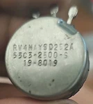 Clarostat Rv4naysd252a 53c3-2500s 19-8019 Potentiometer 35k Ohm. Fixed Price $5.00.
