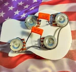Prewired Short Shaft Potentiometers 500k 3/8" Kit Gavitt Wire Caps High Quality. Fixed Price $30.00.