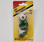 Cooper Bussman Bp/sl-30 30 Amp Time Delay Plug Fuses 3 Pack-new. Fixed Price $13.98.