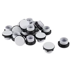 20pcs 22mm Plastic Grey Push Button Switch Panel Hole Plug. Fixed Price $12.54.