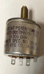 Ohmite Rheostat Vintage Potentiometer Model 28139 10,000 Ohms Sealed Dustproof. Fixed Price $10.00.