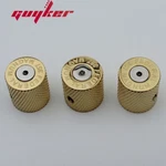 Guyker Electric Guitar Bass Knobs Gold Brass Bullet Case Style 3pcs. Fixed Price $16.99.