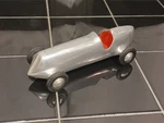 Vtg Acme-stevens Cast Aluminum 8.50" Open Wheel Indianapolis Race Car Circa 1946. Fixed Price $77.50.