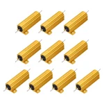 Uxcell 10pcs 50w 6 Ohm 5% Aluminum Housing Case Resistor, Wirewound 1, Gold. Fixed Price $26.16.