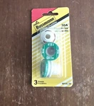 Cooper Bussman Bp/sl-30 30 Amp Time Delay Plug Fuses 3 Pack-new. Fixed Price $13.00.