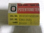New Ohmite Cmu-3531 Potentiometer 2-watt Type Ab. Fixed Price $20.00.