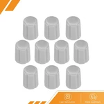 10 Pack 4x6mm Potentiometer Control Knobs For Electric Guitar Grey. Fixed Price $12.66.