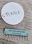 Cts Resistor Network Part #750-105-r470/560 / Cts-8003/mil. Specs.. Fixed Price $31.49.