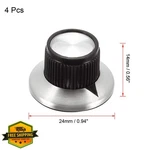 Uxcell 4pcs Speaker Knob Amplifier 24x14mm Arrow Cap. Fixed Price $20.00.