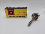 Ohmite Potentiometer Cu 5052 Type Ab Taper U Linear 2 Watt 5.0meg Ohm Nos. Fixed Price $14.99.