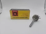Ohmite 2 Watt Type Ab Rotary Potentiometer 100,000 Ohm Cu-1041 Nos. Fixed Price $9.99.