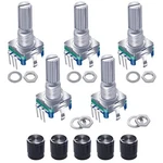 Taiss 5pcs Rotary Encoder Switch Push Button Ec11 360 Degree 5 Pins 20 Detent.... Fixed Price $16.96.