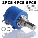2/4/6pcs 10-100k Ohm 3590s Rotary Wirewound Precision Potentiometer Pot 10-turn. Fixed Price $10.42.