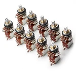 10x Bourns 500k Pot 3/8 Short Split Shaft Audio Taper Push/pull Dpdt. Fixed Price $49.98.