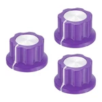 Set Of 3 Potentiometer Knobs To Fit Uxcell 1/4 Shaft Pots, Screw Brass I. Fixed Price $24.80.