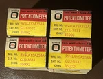 Clu3531 Ohmite, 2 Watt Ab 35k 35000 Ohm Rotary Metal Potentiometer Rv4laysa353a. Fixed Price $14.99.