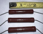 500 Ohm 10 Watt, Memcor Ceramic Wire Wound Power Resistor Vl10 Lot 3. 30 Day Ret. Fixed Price $8.50.