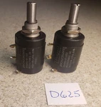 Pair Of Bourns 3509s-8-102 1k 10 Turn Potentiometer - Pulls. Fixed Price $10.95.