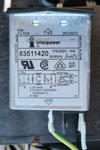 Interpower 83511420 115/250vac 10a 50/60hz Emi Filter (r4s3.4b4). Fixed Price $58.07.