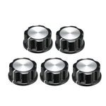 5pcs 33x15.5mm Silver Tone Potentiometer Volume Control Rotary Knobs 6mm. Fixed Price $10.01.