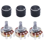 Twtade / 3pcs Wh138 10k Ohm Potentiometer Single Turn Rotary Linear Variable .... Fixed Price $18.42.