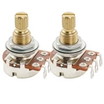 Musiclily Pro 2 Pieces Brass Thread Mini Metric A1 Meg Audio Taper Potentiometer. Fixed Price $9.09.