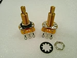2 Pack Cts A500k Ext Length Pots, Audio Taper-great For Thick Guitar Bodies. Fixed Price $14.49.